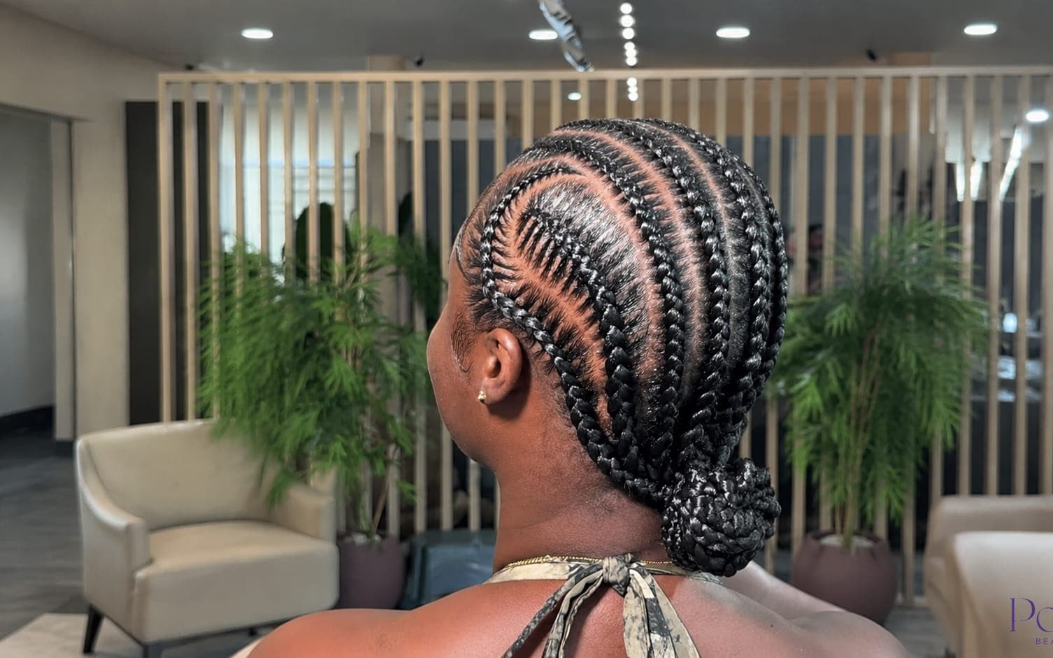 6 Stitch Cornrow (Hair inclusive)