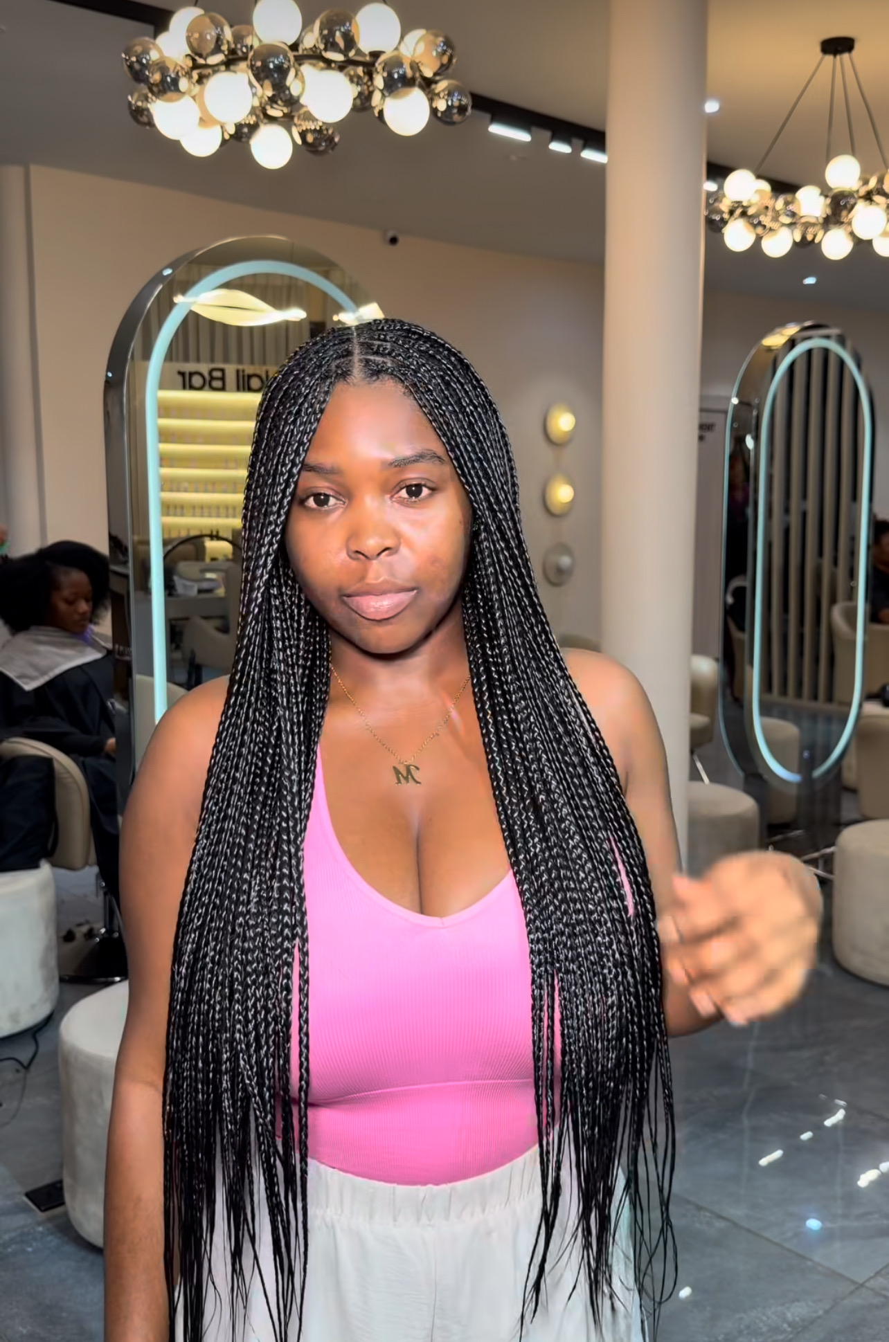 Stitch Braids with designs (Hair inclusive)